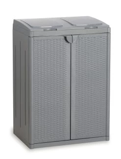 Abfallsammler Für 2 Oder 3 Müllbeutel 7 Abfallsammler Für 2 Oder 3 Müllbeutel -Haushaltsgegenstände Geschäft abfallsammler fuer 2 oder 3 muellbeutel farbe hellgrau 1