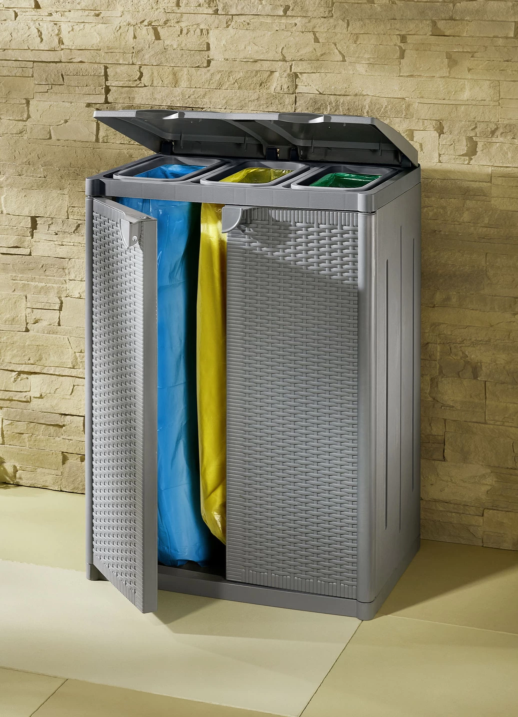 Abfallsammler Für 2 Oder 3 Müllbeutel 4 Abfallsammler Für 2 Oder 3 Müllbeutel – Bild 2