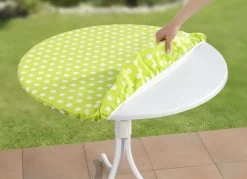 Abwaschbare Spann-Tischdecke -Haushaltsgegenstände Geschäft abwaschbare spann tischdecke farbe gruen groesse 150 1