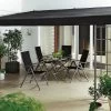 Anbau-Pergola, 4x3 M -Haushaltsgegenstände Geschäft anbau pergola 4x3 m farbe anthrazit