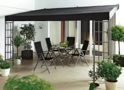Anbau-Pergola, 4x3 M