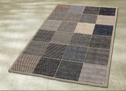 Brücken, Galerie Und Teppich Für Drinnen Und Draußen -Haushaltsgegenstände Geschäft bruecken galerie und teppich fuer drinnen und draussen farbe beige blau groesse 110 1