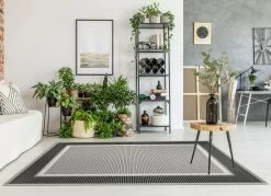 Brücken Und Teppich Für Drinnen Und Draußen -Haushaltsgegenstände Geschäft bruecken und teppich fuer drinnen und draussen farbe anthrazit groesse 288