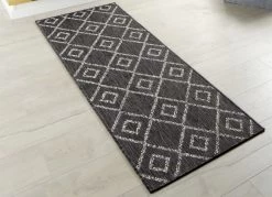 Brücken Und Teppiche Im Natürlichen Sisal-Look -Haushaltsgegenstände Geschäft bruecken und teppiche im natuerlichen sisal look farbe anthrazit weiss groesse 111