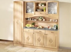 Buffetschrank Mit Profilierter Front -Haushaltsgegenstände Geschäft buffetschrank mit profilierter front farbe buche 1