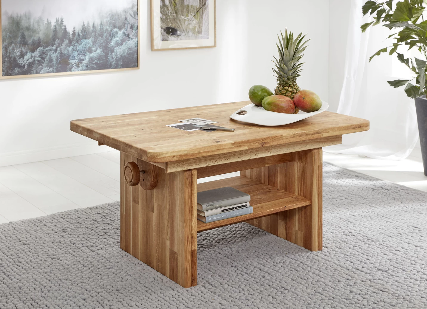 Couchtisch Aus Massivem Eichenholz 3 Couchtisch Aus Massivem Eichenholz