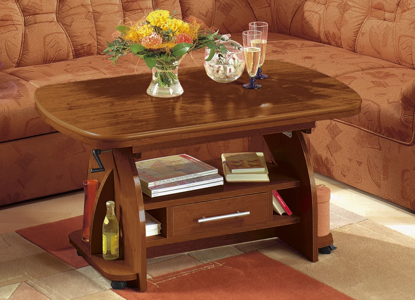 Couchtisch, Melaminbeschichtet 3 Couchtisch, Melaminbeschichtet – Bild 2