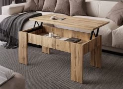 Couchtisch Mit Hochklappbarer Tischplatte Und Staufach