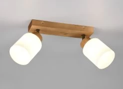 Deckenleuchte Mit Gläsernen Lampenschirmen