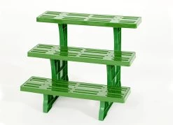 Dekorative Pflanzentreppe Mit 3 Stufen -Haushaltsgegenstände Geschäft dekorative pflanzentreppe mit 3 stufen farbe gruen 2