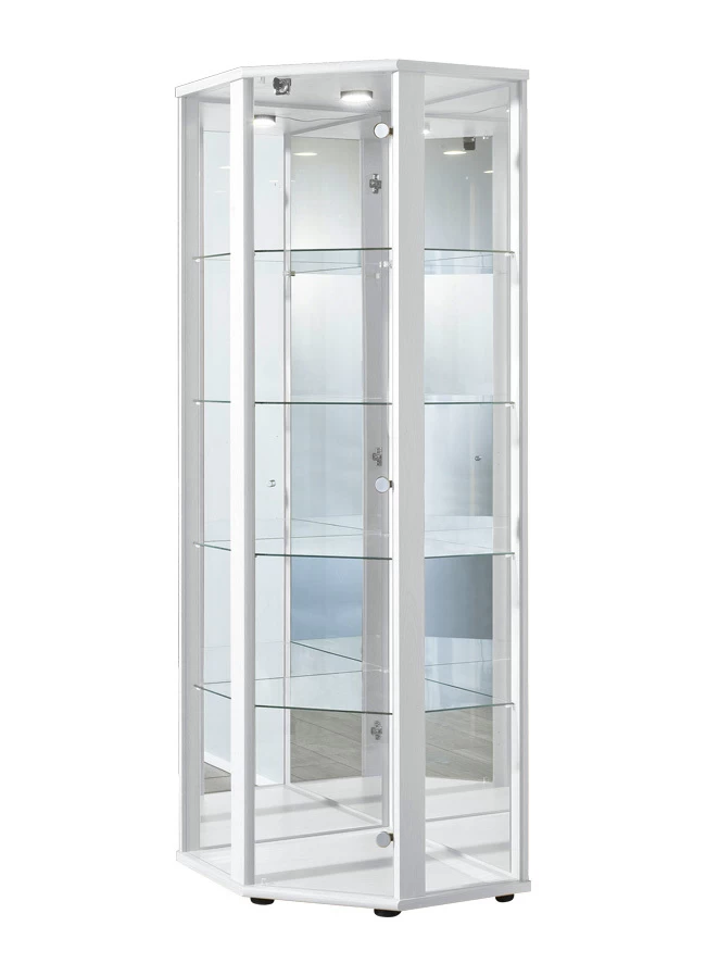 Eck-Vitrine Mit LED-Beleuchtung 3 Eck-Vitrine Mit LED-Beleuchtung