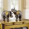Elefanten, 2er-Set 1 Elefanten, 2er-Set -Haushaltsgegenstände Geschäft elefanten 2er set farbe grau gold