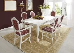 Esszimmermöbel Mit Hochglanzlackierter Oberfläche -Haushaltsgegenstände Geschäft esszimmermoebel mit hochglanzlackierter oberflaeche farbe weiss bordeaux