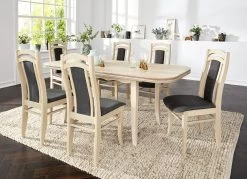 Esszimmermöbel, Teilweise Aus Massiver Buche -Haushaltsgegenstände Geschäft esszimmermoebel teilweise aus massiver buche farbe sonoma grau