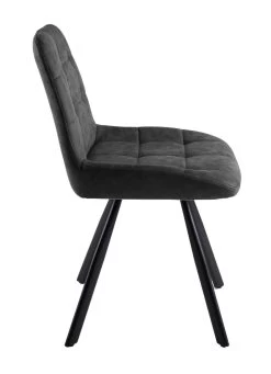 Esszimmerstühle, 4er-Set, Mit Metallgestell -Haushaltsgegenstände Geschäft esszimmerstuehle 4er set mit metallgestell farbe anthrazit 1