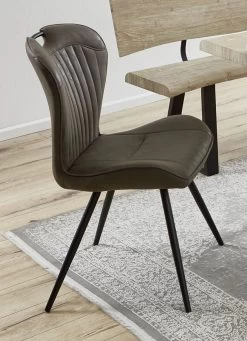 Esszimmerstühle, 4er-Set, Mit Metallgestell -Haushaltsgegenstände Geschäft esszimmerstuehle 4er set mit metallgestell farbe espresso 3