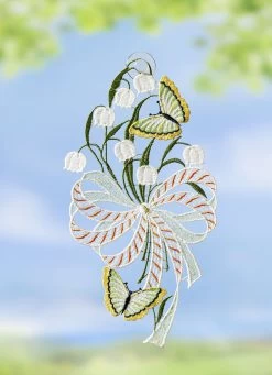 Fensterbild Mit Maiglöckchenmotiv