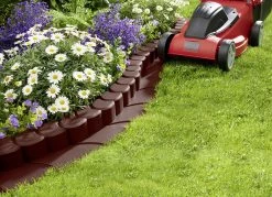 Flexi-Rasenkante, 8er-Set, Mit Fahrspur -Haushaltsgegenstände Geschäft flexi rasenkante 8er set mit fahrspur farbe dunkelbraun 1