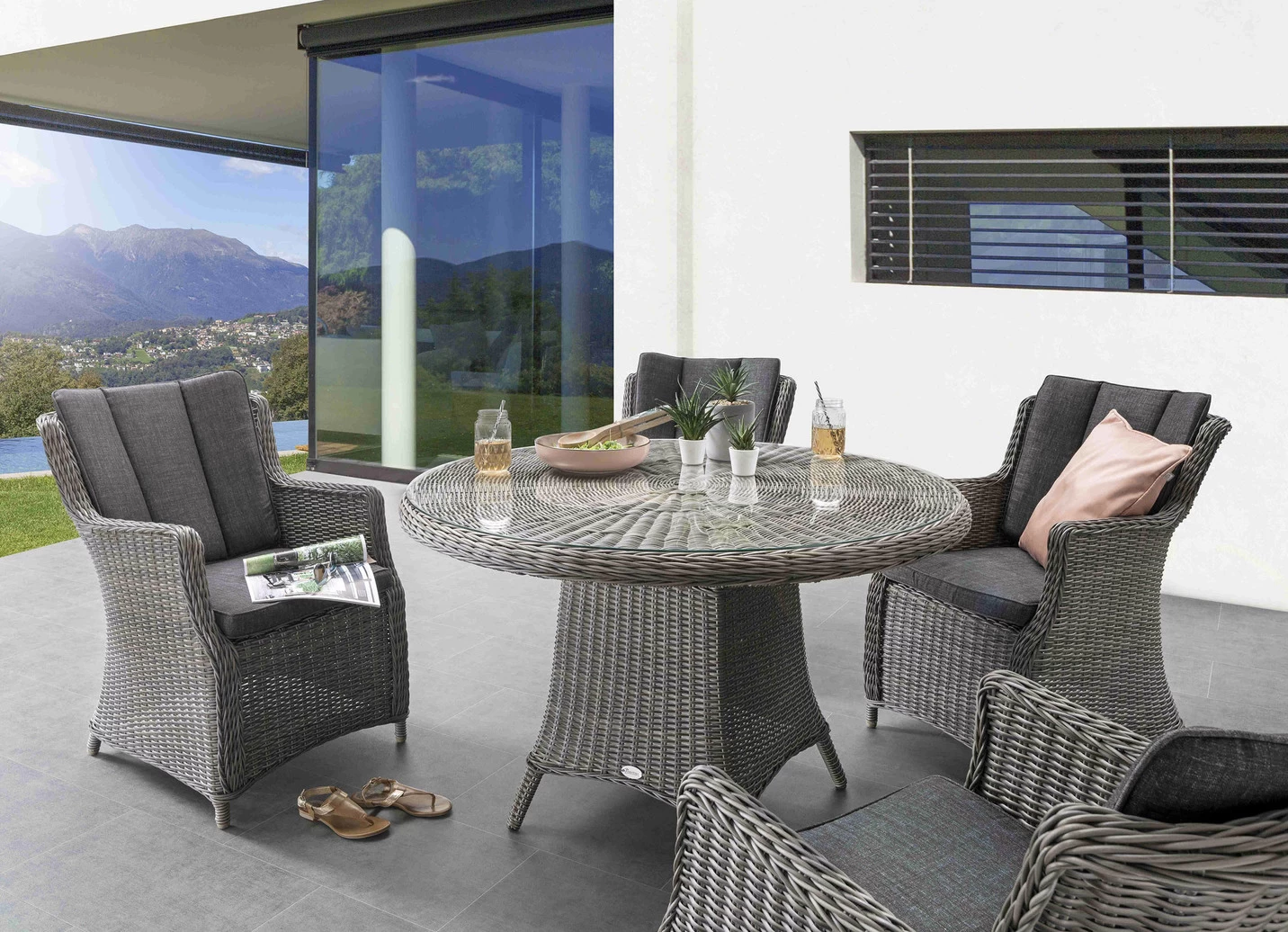 Gartenmöbel Luna Inklusive Polsterauflagen 9 Gartenmöbel Luna Inklusive Polsterauflagen – Bild 7