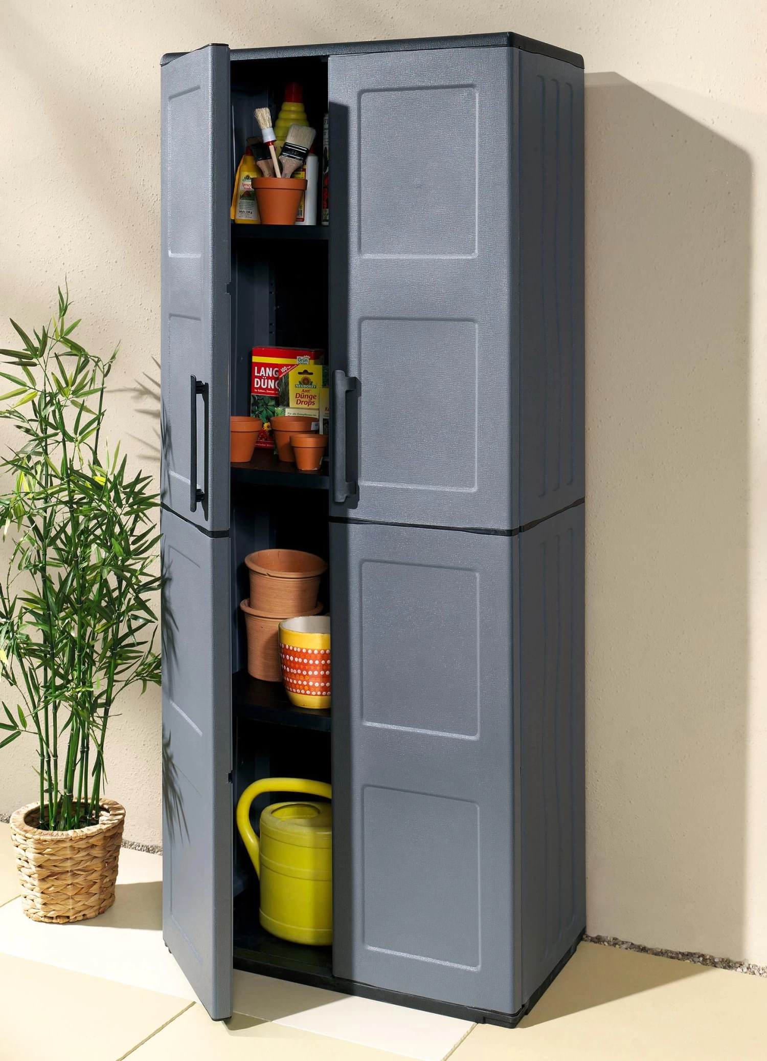 Gartenschrank Mit Soliden Stahlscharnieren 5 Gartenschrank Mit Soliden Stahlscharnieren – Bild 3