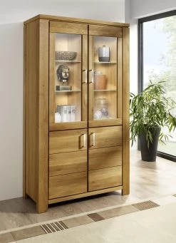 Hochwertiges Möbelprogramm Mit Massivholzfronten -Haushaltsgegenstände Geschäft hochwertiges moebelprogramm mit massivholzfronten farbe wildeiche 5