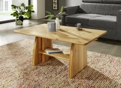 Höhenverstellbarer Couchtisch Aus Massivholz