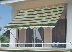 Klemm-Markise Mit Innenliegendem Kettenantrieb -Haushaltsgegenstände Geschäft klemm markise mit innenliegendem kettenantrieb farbe gruen groesse 250