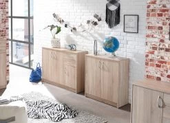 Kombifreundliche Kommode Mit Silberfarbenen Griffen 17 Kombifreundliche Kommode Mit Silberfarbenen Griffen -Haushaltsgegenstände Geschäft kombifreundliche kommode mit silberfarbenen griffen farbe eiche sonoma 1