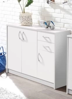 Kombifreundliche Kommode Mit Silberfarbenen Griffen 15 Kombifreundliche Kommode Mit Silberfarbenen Griffen -Haushaltsgegenstände Geschäft kombifreundliche kommode mit silberfarbenen griffen farbe weiss 2