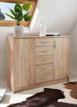 Kombifreundliche Kommoden-Serie -Haushaltsgegenstände Geschäft kombifreundliche kommoden serie farbe eiche sonoma