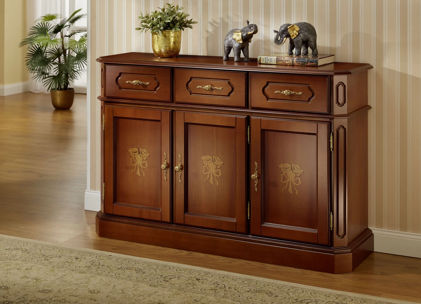 Kommodenserie In Nussbaum-Dekor 4 Kommodenserie In Nussbaum-Dekor – Bild 2