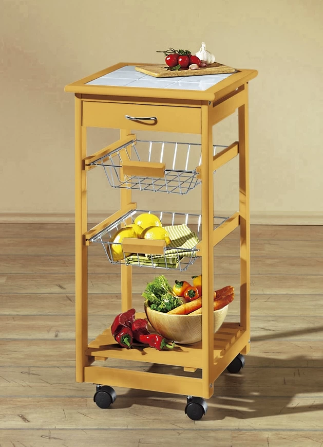 Küchenwagen Aus Massivem Holz 4 Küchenwagen Aus Massivem Holz – Bild 2