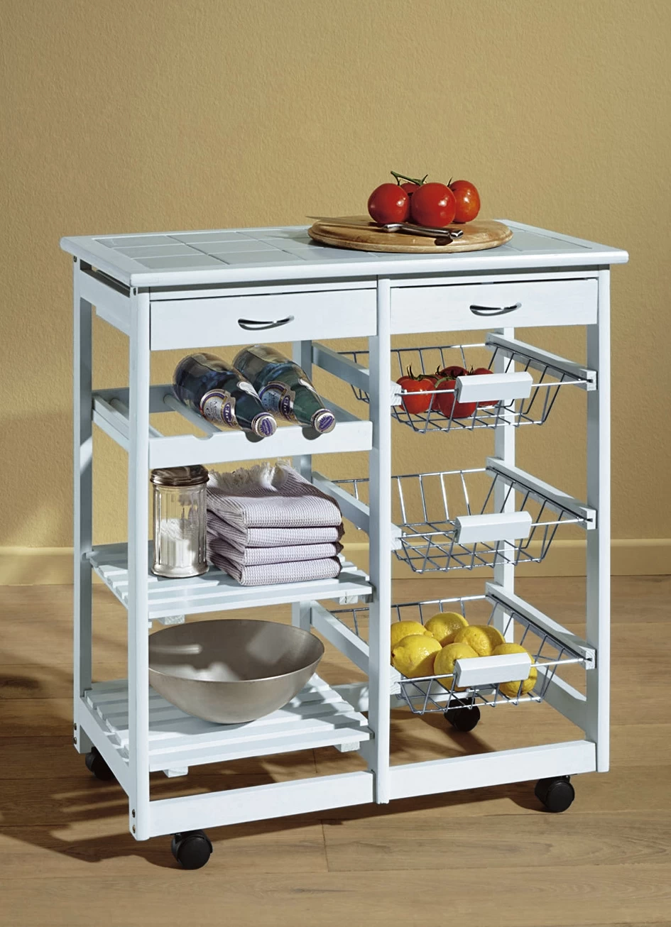 Küchenwagen Aus Massivem Holz 3 Küchenwagen Aus Massivem Holz