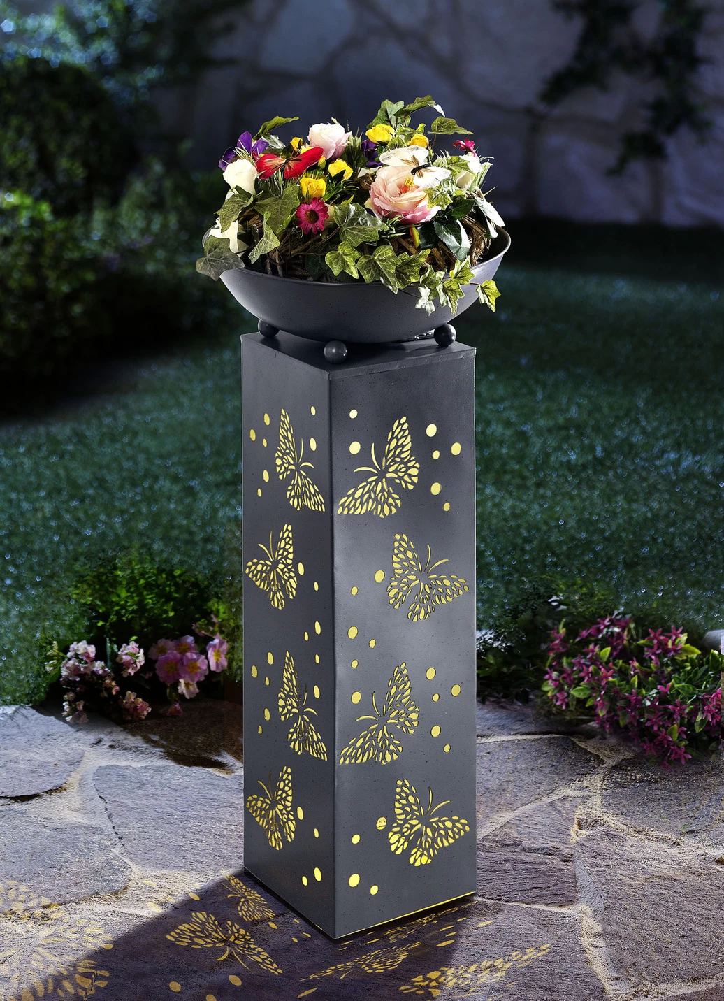 LED-Dekosäule Mit Abnehmbarer Schale 3 LED-Dekosäule Mit Abnehmbarer Schale