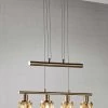 LED-Pendelleuchte, 4-flammig -Haushaltsgegenstände Geschäft led pendelleuchte 4 flammig farbe gold