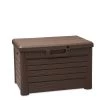 Mehrzwecktruhe Aus Widerstandsfähigem Polypropylen -Haushaltsgegenstände Geschäft mehrzwecktruhe aus widerstandsfaehigem polypropylen farbe braun