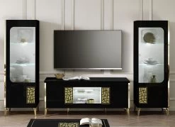 Möbelprogramm Mit LED-Beleuchtung 14 Möbelprogramm Mit LED-Beleuchtung -Haushaltsgegenstände Geschäft moebelprogramm mit led beleuchtung farbe schwarz gold 1