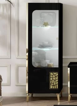 Möbelprogramm Mit LED-Beleuchtung 15 Möbelprogramm Mit LED-Beleuchtung -Haushaltsgegenstände Geschäft moebelprogramm mit led beleuchtung farbe schwarz gold 2