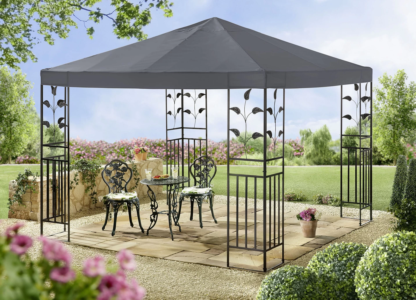 Pavillon Lukas Mit Pulverbeschichtetem Stahlgestell 8 Pavillon Lukas Mit Pulverbeschichtetem Stahlgestell – Bild 6