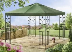 Pavillon Lukas Mit Pulverbeschichtetem Stahlgestell 10 Pavillon Lukas Mit Pulverbeschichtetem Stahlgestell -Haushaltsgegenstände Geschäft pavillon lukas mit pulverbeschichtetem stahlgestell farbe gruen