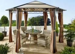 Pavillon Salmon Mit Seitenteilen