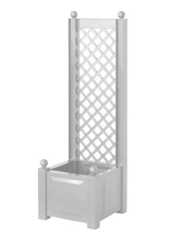 Pflanzkasten Mit Spalier Aus Robustem Kunststoff