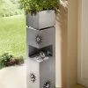 Pflanzsäule Sol Aus Rostfreiem Edelstahl -Haushaltsgegenstände Geschäft pflanzsaeule sol aus rostfreiem edelstahl farbe silber