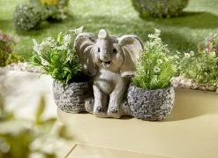 Pflanztopf Elefant Aus Polyresin