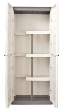 Praktische Gartenschränke Mit Stahlscharnieren -Haushaltsgegenstände Geschäft praktische gartenschraenke mit stahlscharnieren farbe beige taupe 4