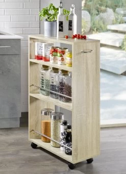 Praktischer Nischenwagen -Haushaltsgegenstände Geschäft praktischer nischenwagen farbe eiche sonoma 1