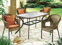 Ravenna Gartenmöbel-Set, 5-teilig -Haushaltsgegenstände Geschäft ravenna gartenmoebel set 5 teilig farbe braun 1