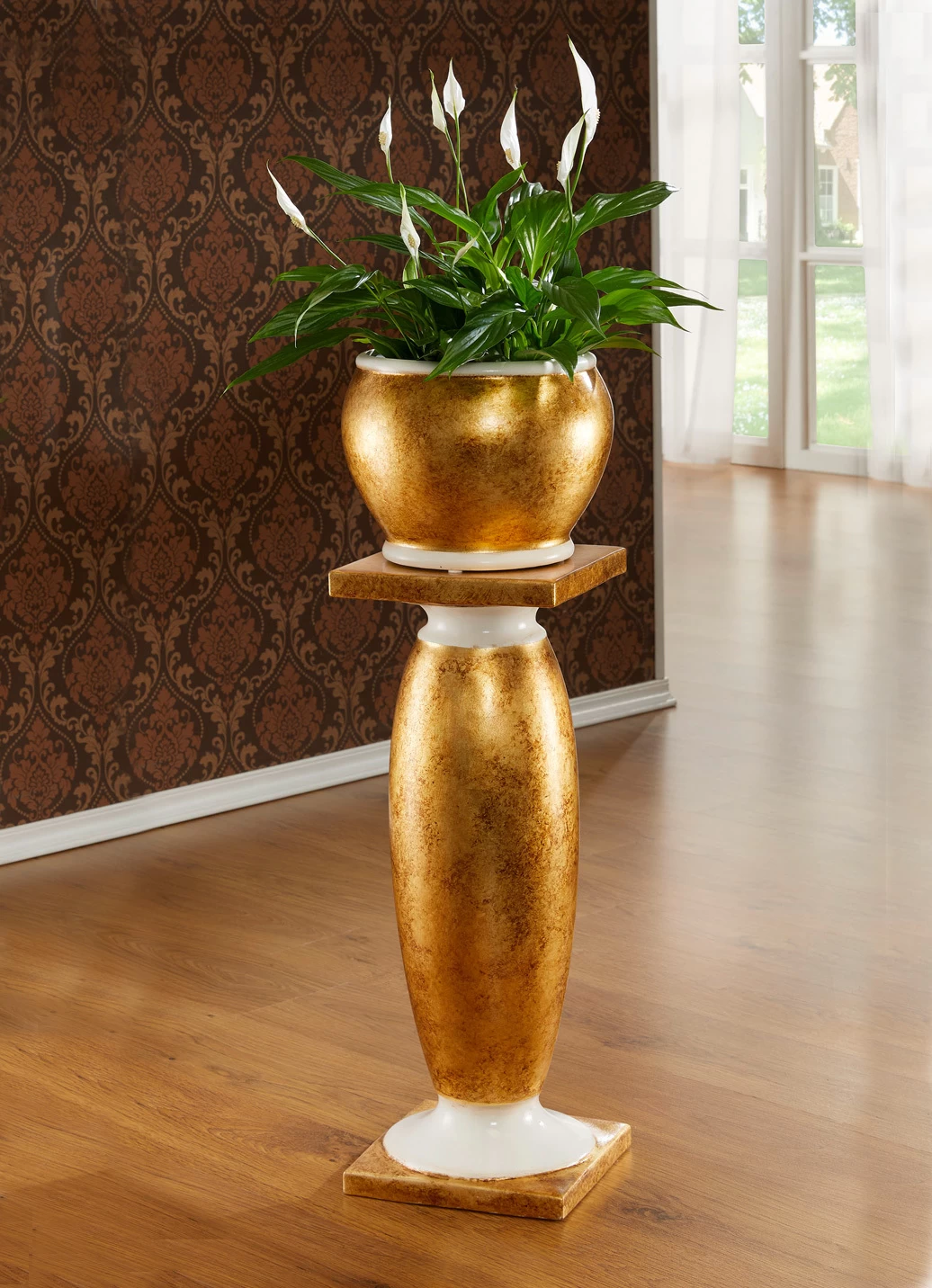 Säule Mit Übertopf 3 Säule Mit Übertopf