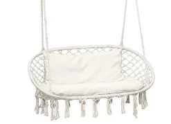Schaukel-Hängesessel Mit Kissen -Haushaltsgegenstände Geschäft schaukel haengesessel mit kissen farbe natur 3