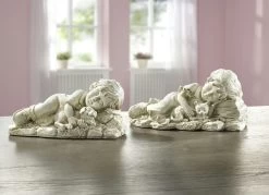 Schlafende Kinder Aus Polyresin, Verschiedene Ausführungen